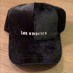 Velvet baseball cap